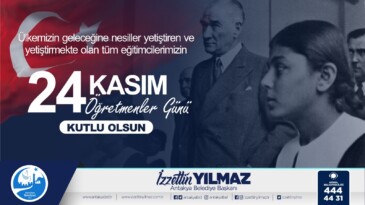 BAŞKAN YILMAZ ÖĞRETMENLER GÜNÜNÜ KUTLADI