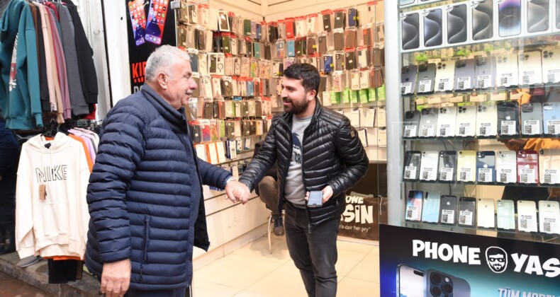 TARİHİ UZUN ÇARŞIMIZI ESNAFIMIZLA EL ELE OMUZ OMUZA YENİDEN ESKİ GÜNLERİNE KAVUŞTURACAĞIZ.”