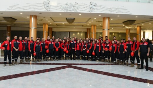 60 kişilik Acil Durum Arama ve Kurtarma Ekibi tanıtıldı