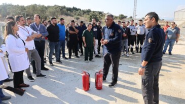 HBB İTFAİYESİ CANLA BAŞLA ÇALIŞIYOR
