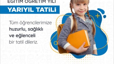 BAŞKAN YAPAR’DAN YARIYIL TATİLİ MESAJI