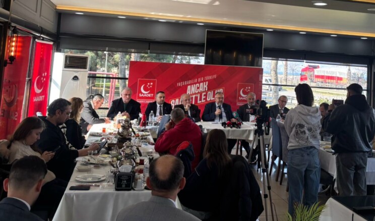 SAADET PARTİSİ MİLLETVEKİLİ NECMETTİN ÇALIŞKAN TRABZON BASINIYLA BULUŞTU
