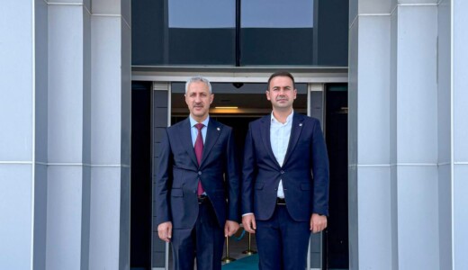 Rektör Eren’den Adalet Komisyonu Başkanı Bektaş’a Ziyaret