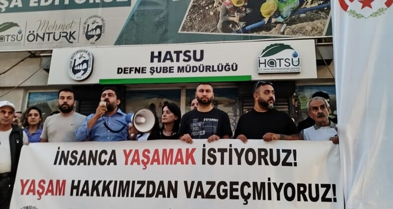 Hataylı Vatandaşlardan Susuzluğa Tepki: