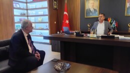 Gazetecilerden Antakya Kaymakamı Abdullah Akdaş’a Nezaket Ziyareti