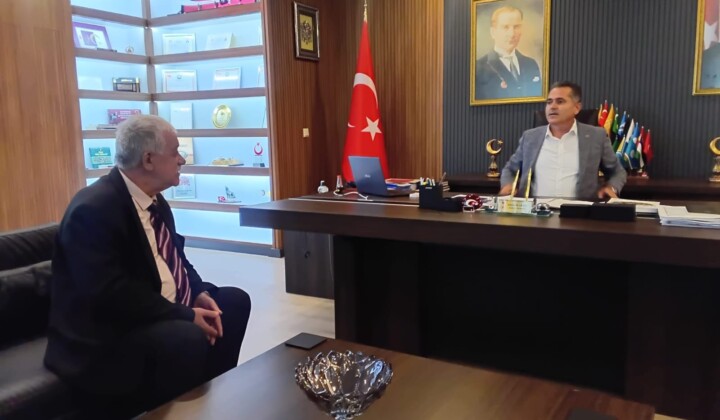 Gazetecilerden Antakya Kaymakamı Abdullah Akdaş’a Nezaket Ziyareti