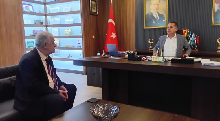 Gazetecilerden Antakya Kaymakamı Abdullah Akdaş’a Nezaket Ziyareti