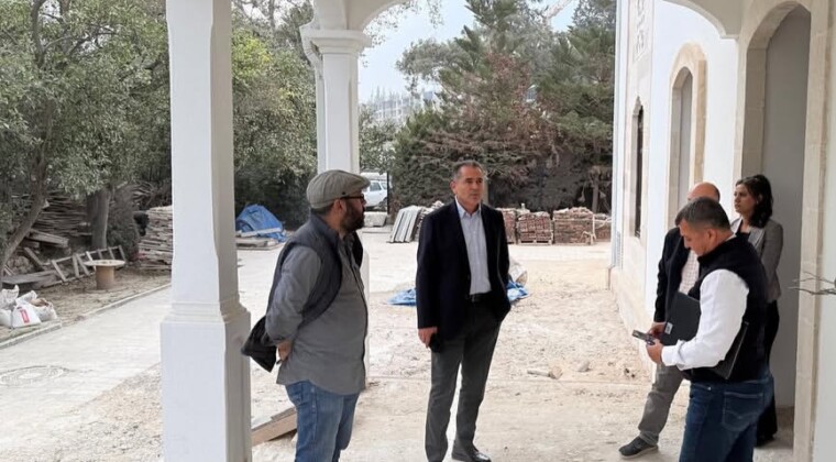 Tarihi Hatay Valilik Binasında Çalışmalar Sürüyor