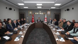 HATAY’DA TOKİ AFET KONUTLARI DEĞERLENDİRME TOPLANTISI GERÇEKLEŞTİ