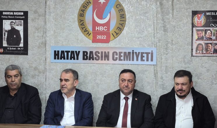 Hatay Basın Cemiyeti’nde Duygusal Anma: Deprem Şehitleri Dualarla Yâd Edildi