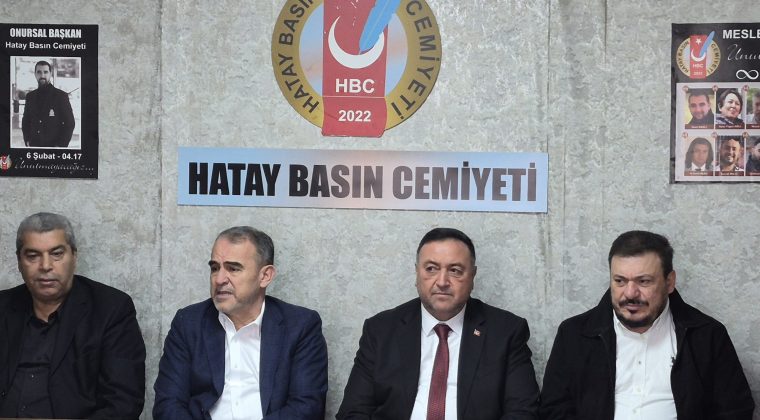 Hatay Basın Cemiyeti’nde Duygusal Anma: Deprem Şehitleri Dualarla Yâd Edildi