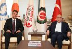 OĞUZHAN İŞLER, HAK-İŞ GENEL BAŞKANI ARSLAN İLE GÖRÜŞTÜ