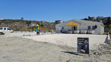 KARAÇAY MAHALLESİ ÇOK AMAÇLI SALONUNDA ÇALIŞMALAR SÜRÜYOR.