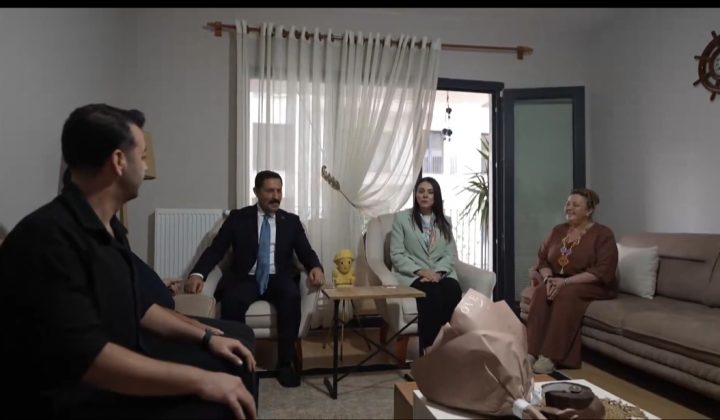 HATAY VALİSİ MUSTAFA MASATLI, ATATÜRK CADDESİ’NDE YENİ YUVASINA KAVUŞAN ÇUHADAR AİLESİNE MİSAFİR OLDU