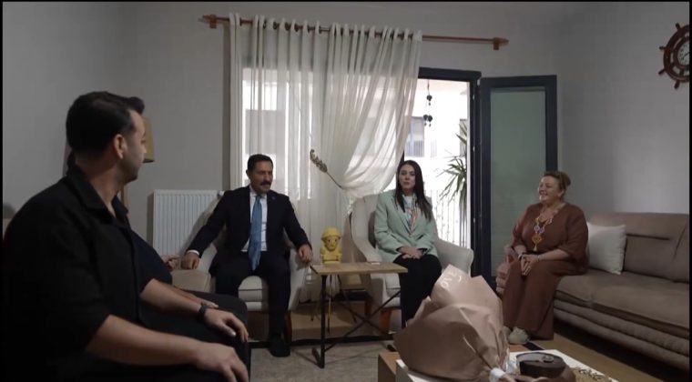 HATAY VALİSİ MUSTAFA MASATLI, ATATÜRK CADDESİ’NDE YENİ YUVASINA KAVUŞAN ÇUHADAR AİLESİNE MİSAFİR OLDU